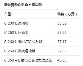 奔驰260价格多少图片