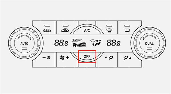 汽车空调按钮开关在哪里，车上空调的按钮开关是哪个